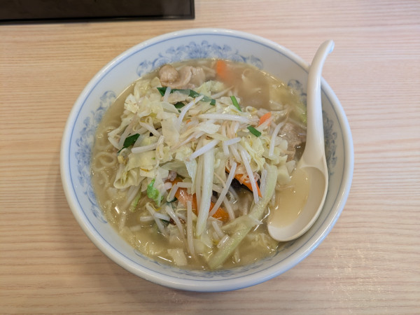 「タンメン：610円」@ぎょうざの満洲 エキア谷塚駅店の写真