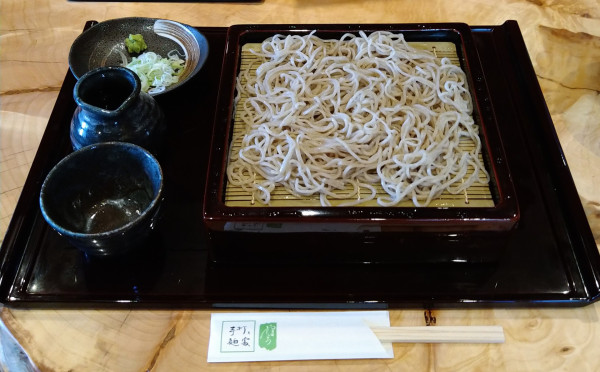 「石臼せいろ＋小天丼」@手打ち蕎麦 山商の写真