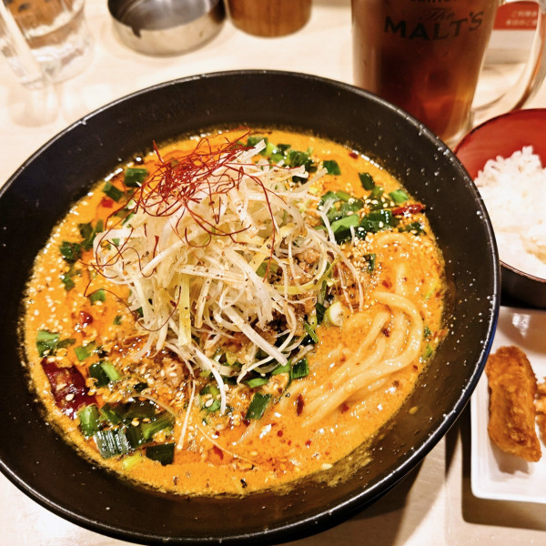 「濃厚麻辣担々麺セット」@担々麺食堂 齋藤商店の写真