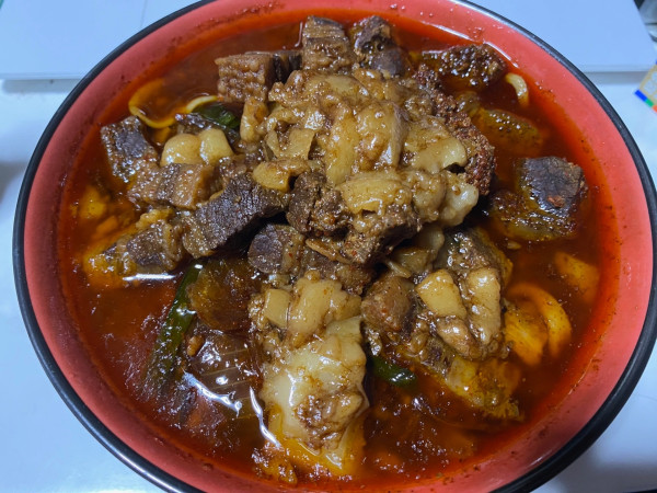 「辛いスタ満ソバ」@元祖スタミナ満点らーめん すず鬼の写真