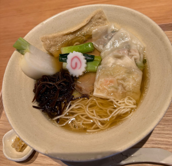 「雲呑白出汁そば（白醤油）」@MENYA INOICHI #3の写真