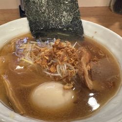 味玉焼きあご中華そば