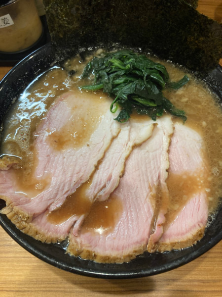 「チャーシュー麺、限定コク旨油」@横浜家系らーめん 輝道家の写真