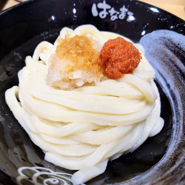 「明太おろししょうゆ」@はなまるうどん 浜松町店の写真
