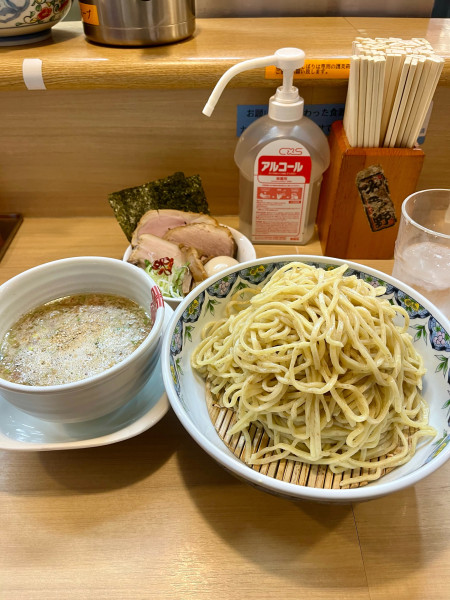 「特製A粟國の塩つけそば」@中華そば 多賀野の写真