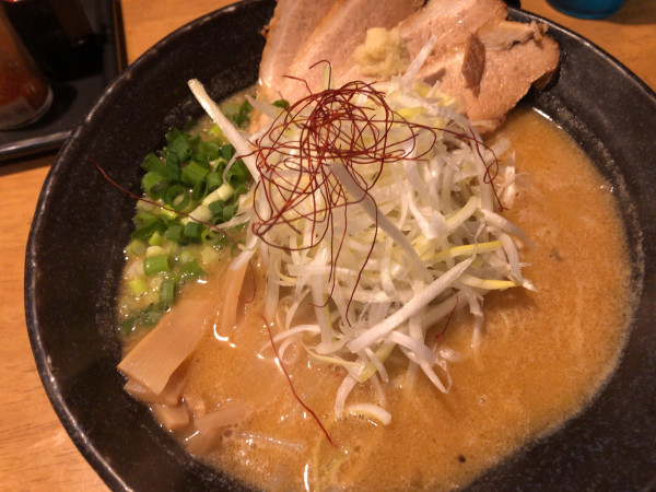 「函館味噌チャーシュー麺」@麺屋 のろし 函館の写真