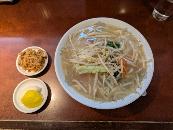 「タンメン：750円」@中華料理 洋貴苑の写真