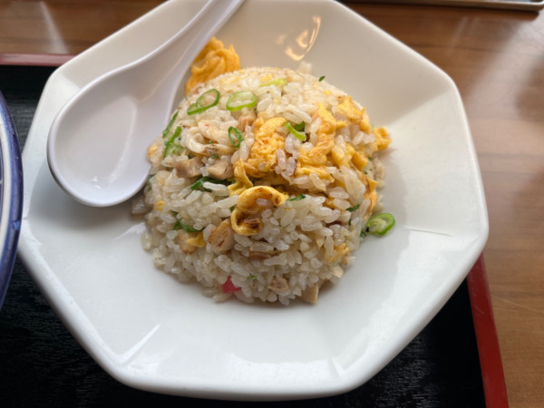 「半炒飯（半炒飯セット）」@麺家 くさび 郡山イオンタウン店の写真