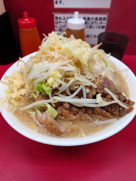 「大豚ダブル   全マシ」@ラーメン二郎 京急川崎店の写真