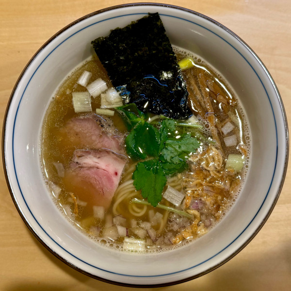 「純煮干しらーめん（麺少なめ）¥1,100」@麺庭 つむぎの写真