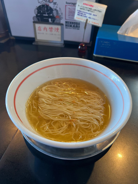 「かけそば 淡麗塩」@麺坊 炗の写真