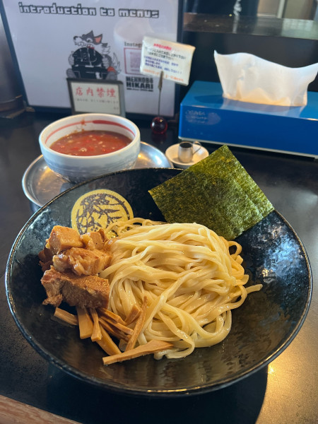 「ピリ辛チリトマトつけ麺 蕃゜」@麺坊 炗の写真