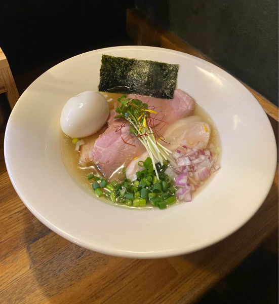 「[限定]重ね式 焼きアゴと鶏の清湯2025 ¥1350」@麺庵 小島流の写真