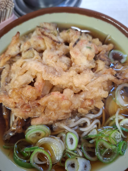 「天ぷらそば４８０円」@きそば鈴一の写真