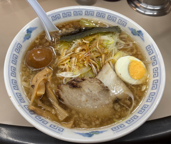 「とんこつ+ネギ+味玉」@めんくいの写真