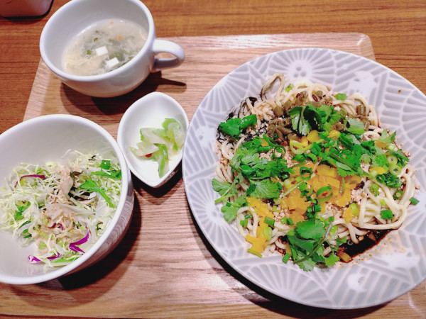 「レッカン麺（武漢胡麻ソースまぜ麺）　１２００円」@珞珈壹號の写真