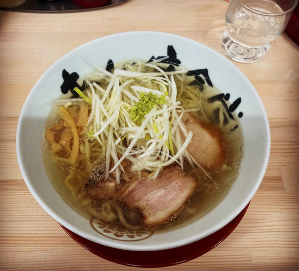 「山葵潮ラーメン」@あじ庵食堂の写真
