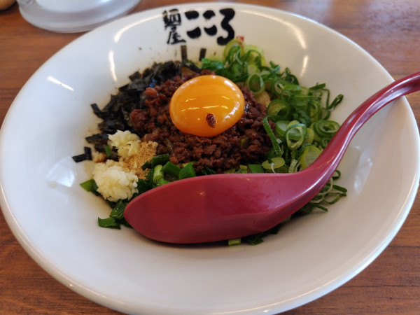 「本家台湾まぜそば　※ニンニクあり　＋追い飯：無料」@麺屋こころ 長野店の写真