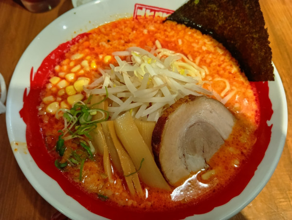 「うま辛味噌らーめん大盛　ライス」@麺や 天鳳 中野坂上店の写真