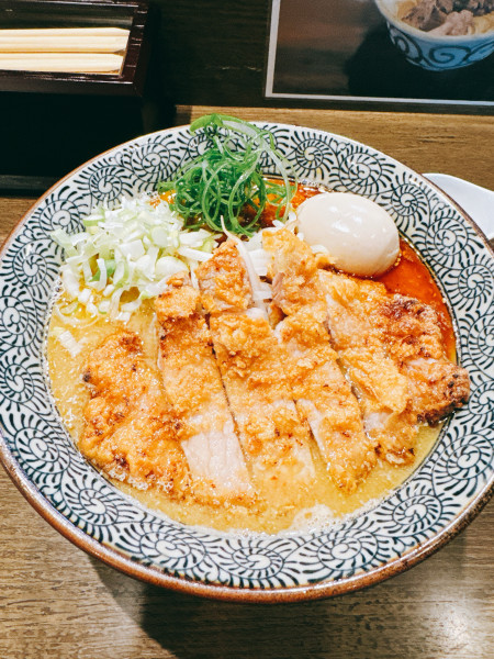 「味噌パーコー麺」@らーめん楓の写真