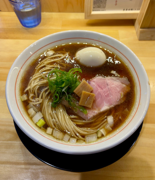 「中華そば醤油+味玉（1100円）」@麺処 全ての写真