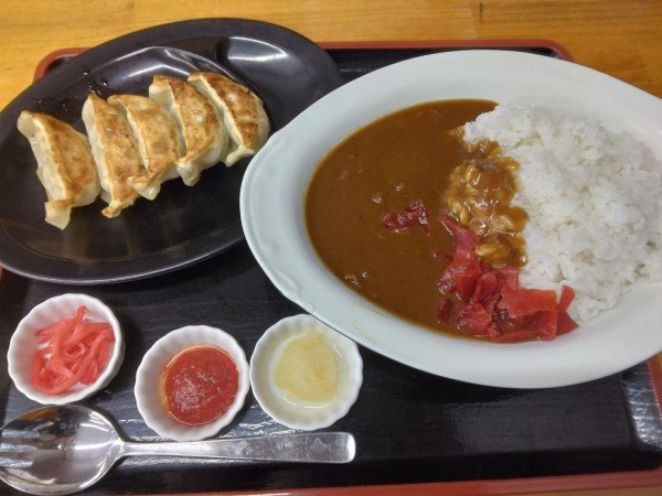 「カレーライス650円、餃子340円」@にんたまラーメン かすみがうら店の写真