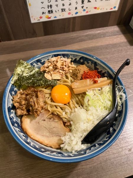 「まぜそば(特盛400g)」@狼煙 〜NOROSHI〜の写真