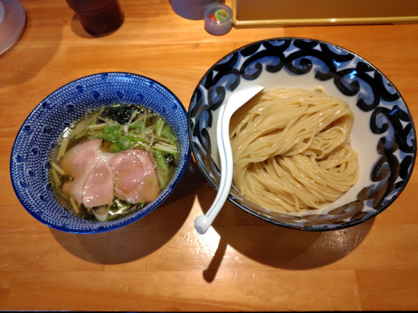 「塩つけ麺1200円」@麺家 たけ田の写真
