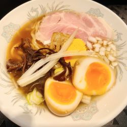 味玉入り魚介そば