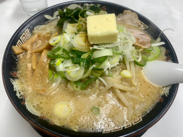 「ネギ味噌+バター」@北海道らーめん みそ熊 本店の写真