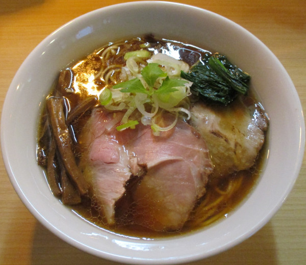 「鴨だし生姜醤油そば　950円」@にしき之中華ソバの写真