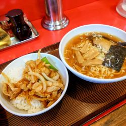 ラーメン+焼肉丼