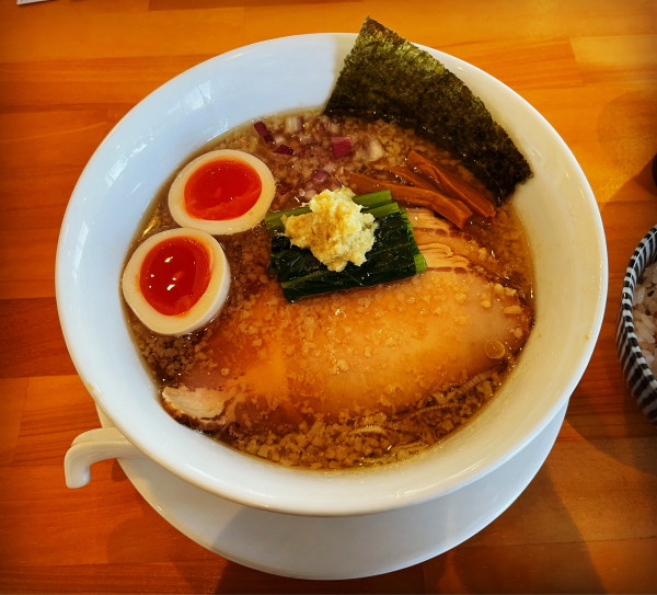 「背脂生姜特製芳醇煮干」@自家製ラーメン アイリーの写真