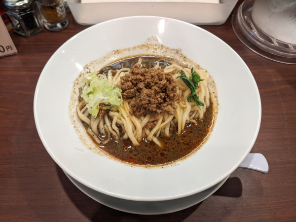 「汁なし黒胡麻担々麺（並・1辛）」@担々麺くろおにの写真