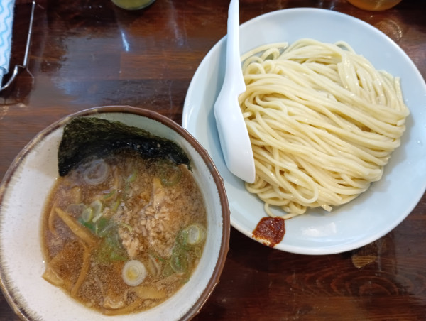「清湯つけ麺・並・中太麺(¥900)」@つけ麺 紅葉の写真