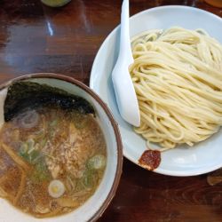 清湯つけ麺・並・中太麺(¥900)