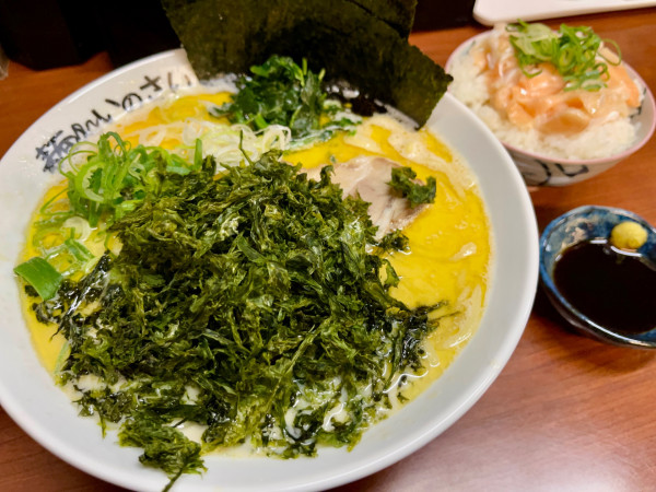「塩ラーメン TPばらのり」@麺処 いのさい 新河岸の写真