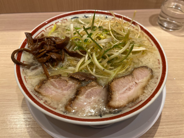 「ねぎそば(こってり) 1000円」@中華そば専門 田中そば店 武蔵境店の写真