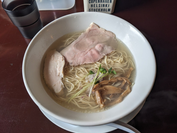 「しじみ塩そば　1100円」@大河の雫の写真