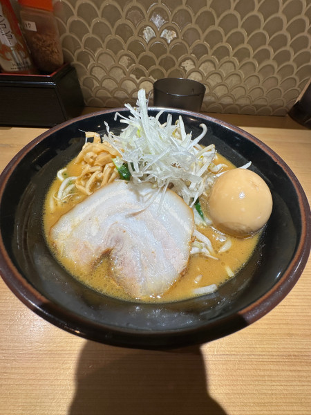 「味噌　味玉　1150円」@中華そば 丸子亭の写真