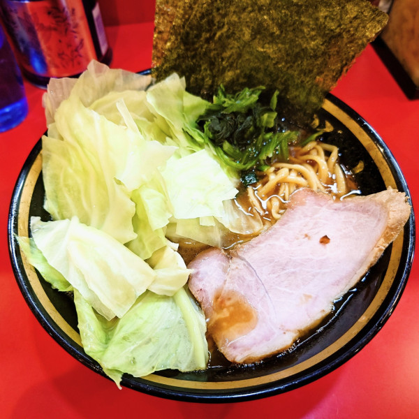 「ラーメン並＋キャベツ」@横濱家系ラーメン 野中家の写真