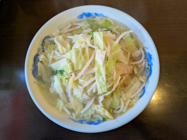 「タンメン：850円」@來々軒の写真