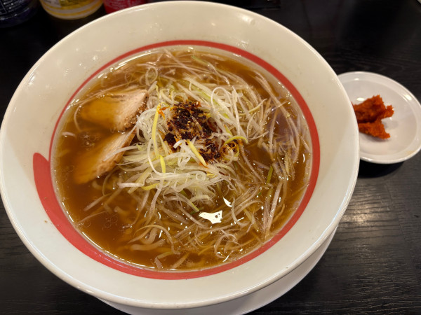 「ねぎらーめん　辛しにんにく　660円」@幸楽苑 さいたま大戸店の写真