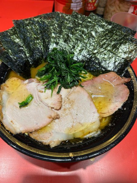 「チャーシュー麺(中)＋のり(固め＋多め)」@環2家 蒲田店の写真