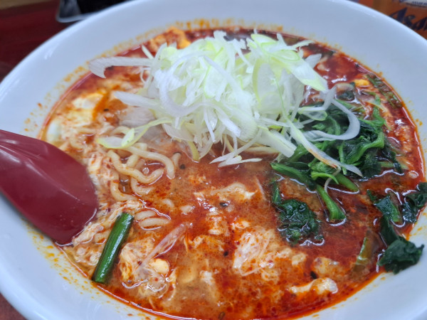 「ドラたんたんめん辛さドラゴン級９５０円」@らーめん ドラごんちの写真