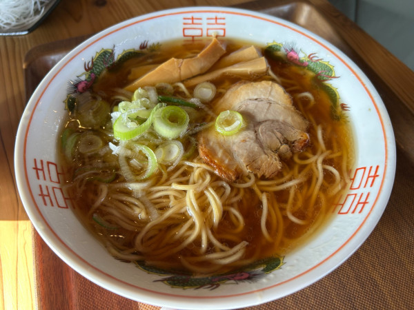 「特製煮干しラーメン　900円」@ひみ岸壁市場の写真