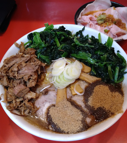 「極上スープの中華そば＆ミニローストポーク丼」@麺屋 桐龍 久喜店の写真