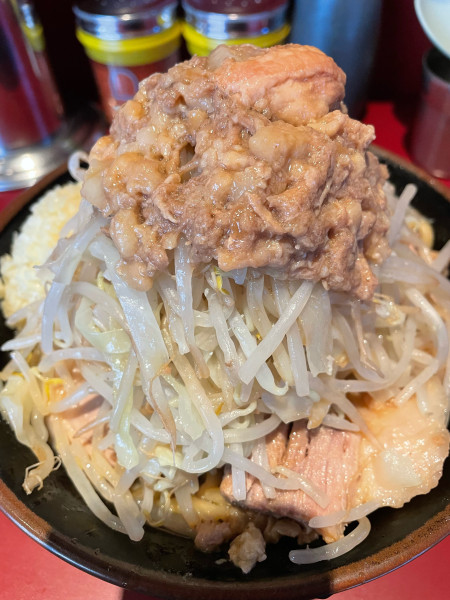 「アブラーメン 豚2枚 ゼンマシ」@ラーメン二郎 荻窪店の写真