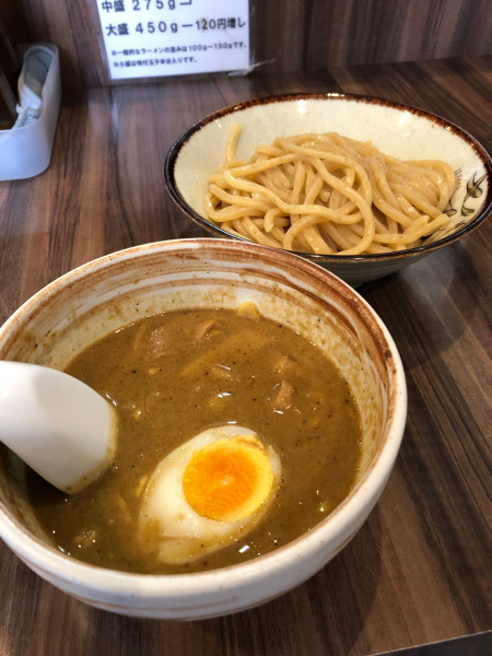 「カレーつけめん」@つけめん 恵那くの写真