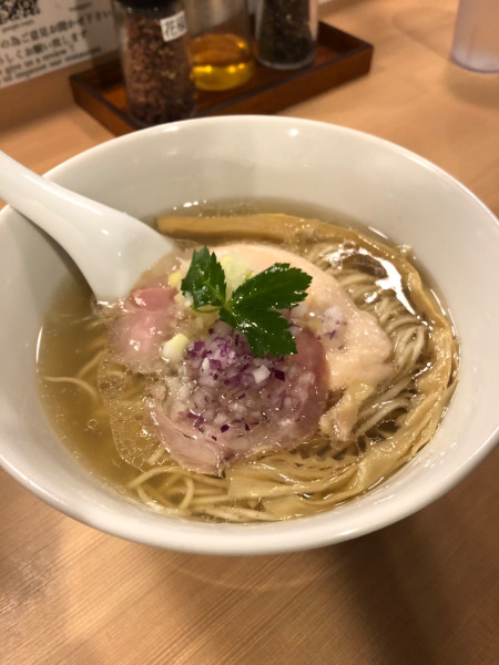 「塩らぁ麺」@麺匠 一粒万倍 河原町店の写真
